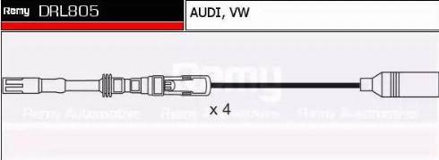 Remy DRL805 - Комплект запалителеи кабели vvparts.bg