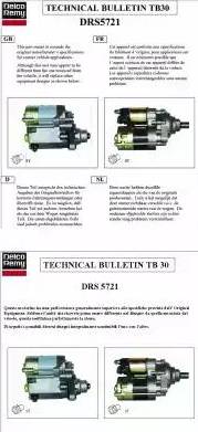 Remy DRS5721 - Стартер vvparts.bg