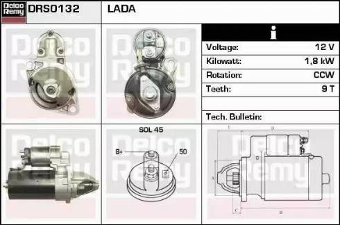 Remy DRS0132 - Стартер vvparts.bg