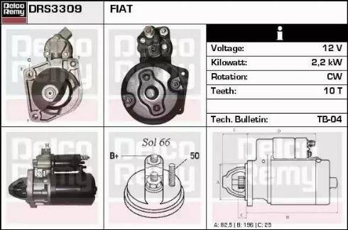 Remy DRS3309 - Стартер vvparts.bg