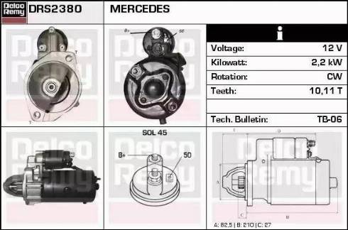 Remy DRS2380 - Стартер vvparts.bg