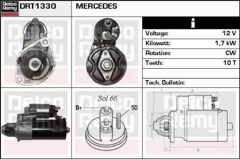 Remy DRT1330 - Стартер vvparts.bg