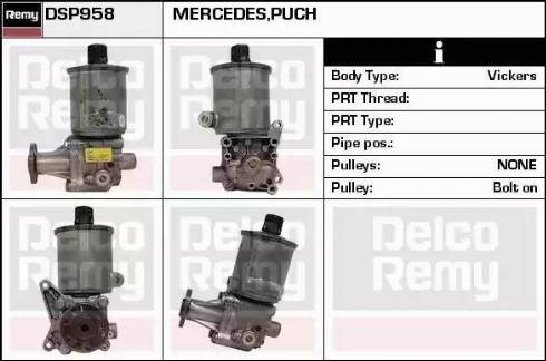 Remy DSP958 - Хидравлична помпа, кормилно управление vvparts.bg