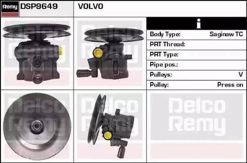 Remy DSP9649 - Хидравлична помпа, кормилно управление vvparts.bg