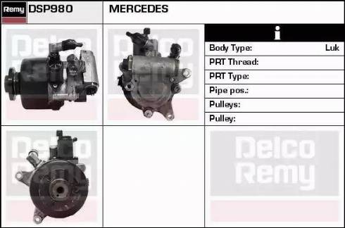 Remy DSP980 - Хидравлична помпа, кормилно управление vvparts.bg