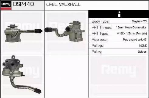 Remy DSP440 - Хидравлична помпа, кормилно управление vvparts.bg