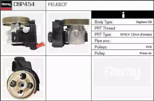 Remy DSP454 - Хидравлична помпа, кормилно управление vvparts.bg