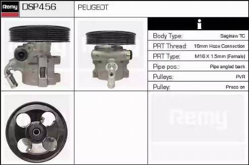 Remy DSP456 - Хидравлична помпа, кормилно управление vvparts.bg