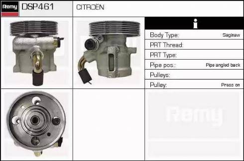 Remy DSP461 - Хидравлична помпа, кормилно управление vvparts.bg