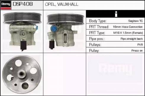 Remy DSP408 - Хидравлична помпа, кормилно управление vvparts.bg