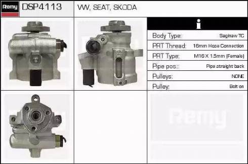 Remy DSP4113 - Хидравлична помпа, кормилно управление vvparts.bg