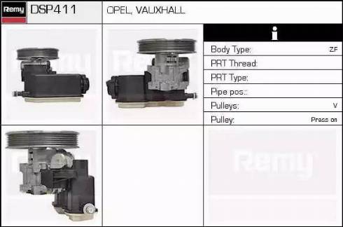 Remy DSP411 - Хидравлична помпа, кормилно управление vvparts.bg