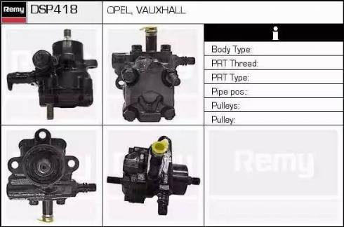 Remy DSP418 - Хидравлична помпа, кормилно управление vvparts.bg