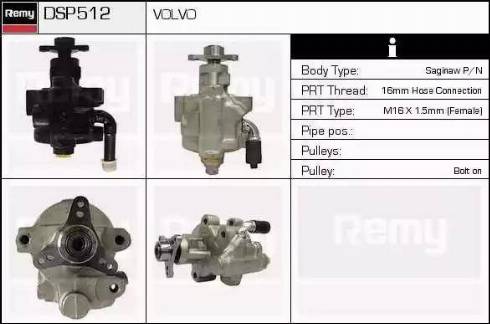 Remy DSP512 - Хидравлична помпа, кормилно управление vvparts.bg