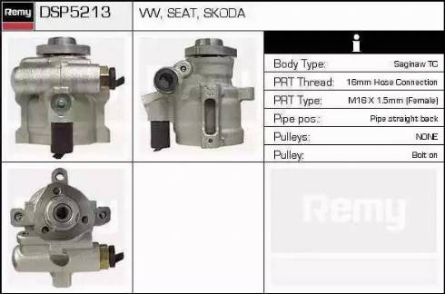 Remy DSP5213 - Хидравлична помпа, кормилно управление vvparts.bg