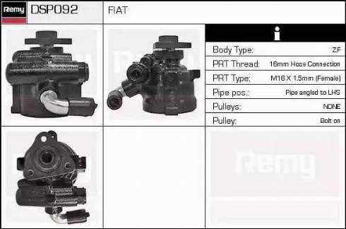 Remy DSP092 - Хидравлична помпа, кормилно управление vvparts.bg