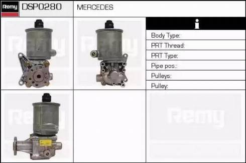 Remy DSP0280 - Хидравлична помпа, кормилно управление vvparts.bg