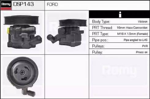 Remy DSP143 - Хидравлична помпа, кормилно управление vvparts.bg