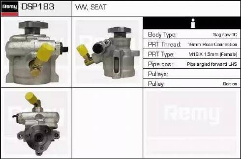 Remy DSP183 - Хидравлична помпа, кормилно управление vvparts.bg