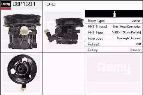 Remy DSP1391 - Хидравлична помпа, кормилно управление vvparts.bg