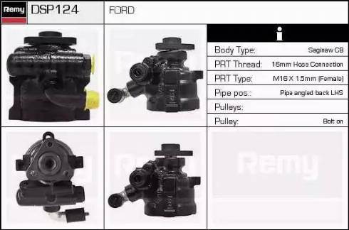 Remy DSP124 - Хидравлична помпа, кормилно управление vvparts.bg