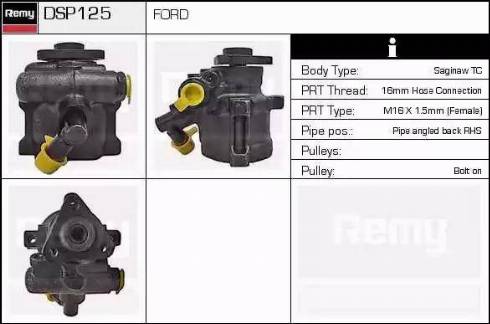 Remy DSP125 - Хидравлична помпа, кормилно управление vvparts.bg