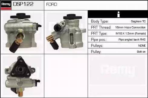 Remy DSP122 - Хидравлична помпа, кормилно управление vvparts.bg