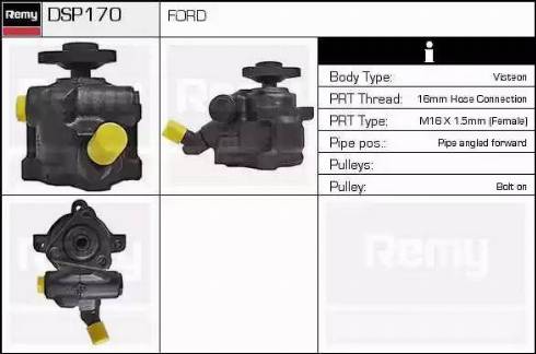 Remy DSP170 - Хидравлична помпа, кормилно управление vvparts.bg