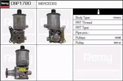 Remy DSP1780 - Хидравлична помпа, кормилно управление vvparts.bg