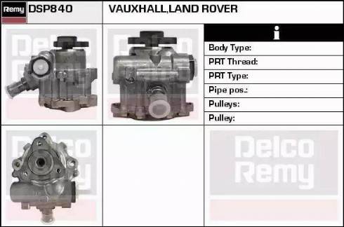 Remy DSP840 - Хидравлична помпа, кормилно управление vvparts.bg