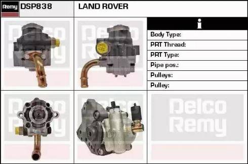 Remy DSP838 - Хидравлична помпа, кормилно управление vvparts.bg