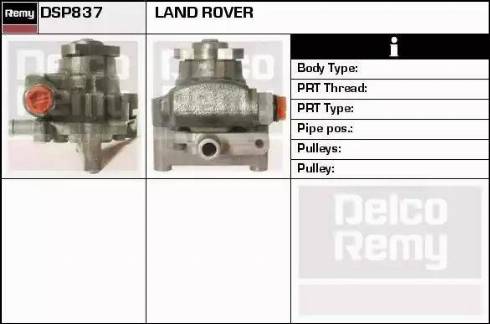 Remy DSP837 - Хидравлична помпа, кормилно управление vvparts.bg