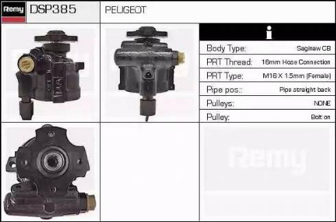 Remy DSP385 - Хидравлична помпа, кормилно управление vvparts.bg