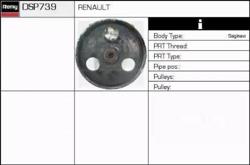 Remy DSP739 - Хидравлична помпа, кормилно управление vvparts.bg