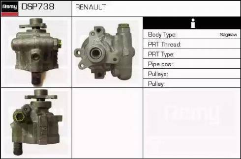 Remy DSP738 - Хидравлична помпа, кормилно управление vvparts.bg