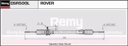 Remy DSR500L - Кормилна кутия vvparts.bg