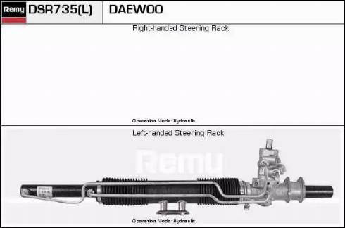 Remy DSR735L - Кормилна кутия vvparts.bg