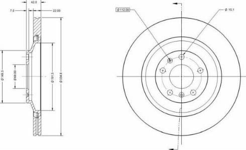 Remy RAD1945C - Спирачен диск vvparts.bg