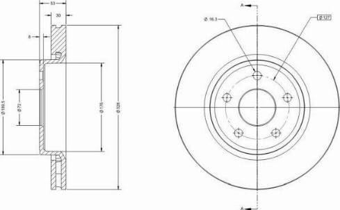 Remy RAD1951C - Спирачен диск vvparts.bg