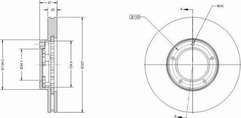 Remy RAD1960C - Спирачен диск vvparts.bg