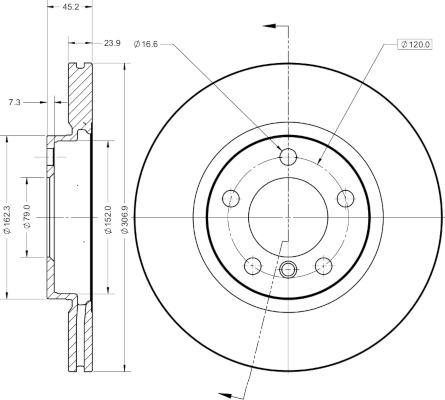 Remy RAD1989C - Спирачен диск vvparts.bg