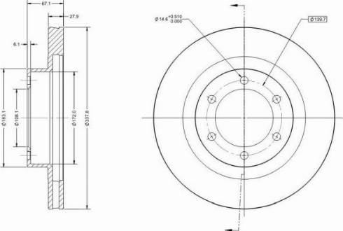 Remy RAD1980C - Спирачен диск vvparts.bg