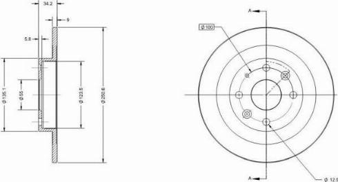 Remy RAD1972C - Спирачен диск vvparts.bg