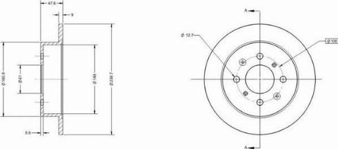 Remy RAD1468C - Спирачен диск vvparts.bg