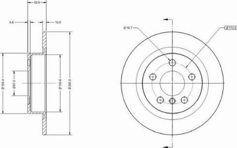 Remy RAD1403C - Спирачен диск vvparts.bg