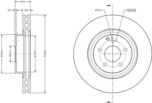 Remy RAD1430C - Спирачен диск vvparts.bg