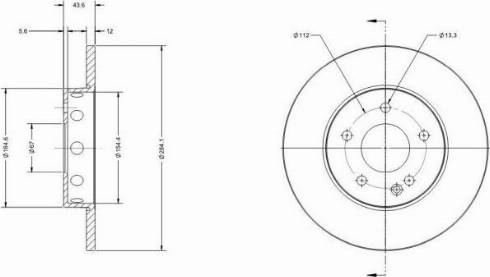 Remy RAD1423C - Спирачен диск vvparts.bg