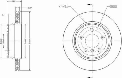 Remy RAD1422C - Спирачен диск vvparts.bg