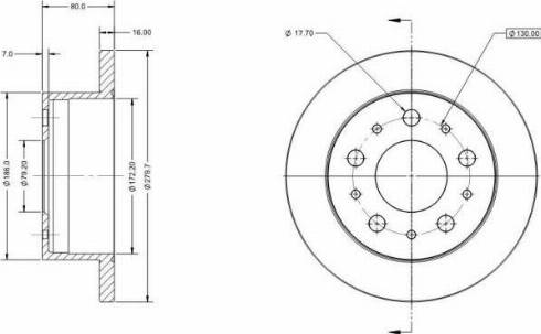 Remy RAD1500C - Спирачен диск vvparts.bg