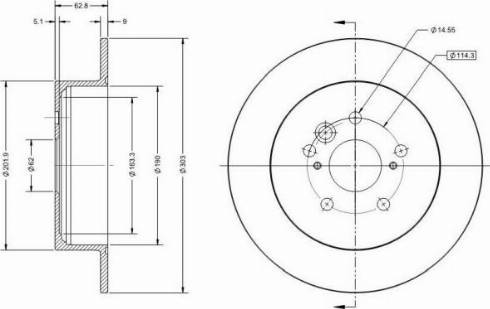 Remy RAD1501C - Спирачен диск vvparts.bg